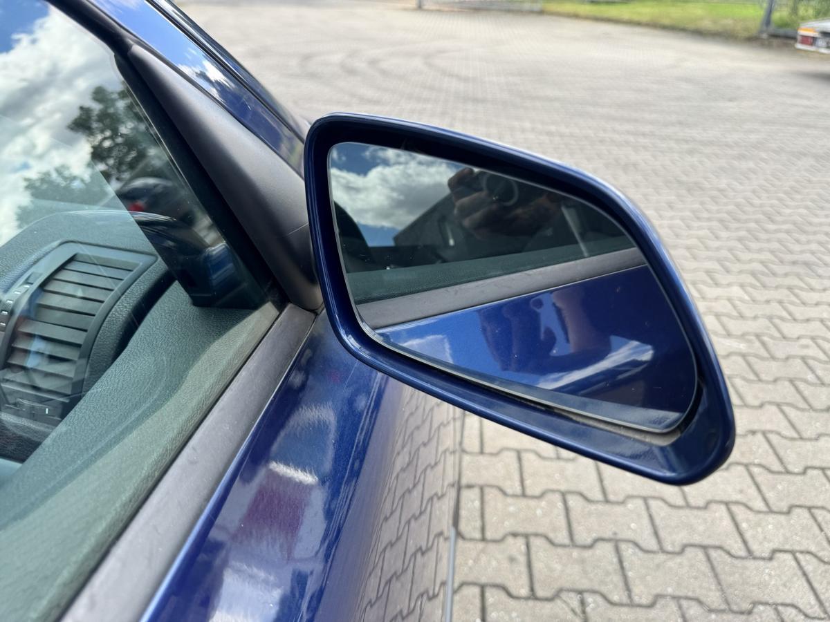 Skoda Octavia 2 1Z original Au&szlig;enspiegel rechts elektrisch verstellbar und heizbar LF5Q Stormblau Metallic Bj.2008